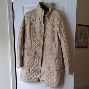 The North Face Women's Quilted Beige Puffer Jacket